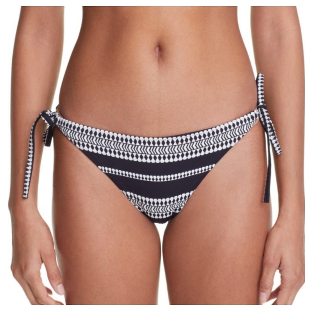 LEMLEM Navy Luchia Side Tie Bikini Bottoms
